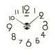 thumbnail image 5 of Reloj de Pared 3d de de Pared Decoración de Pared de Oficina en hogar para Ocasiones Especiales café, 5 of 6