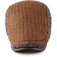 thumbnail image 2 of CoCopeaunts Newsboy Cap Retro Knitted Hat Casual Beret Newsboy Hat Winter Autumn Warm Cabbie Hats Drivers Cap for Women, 2 of 7