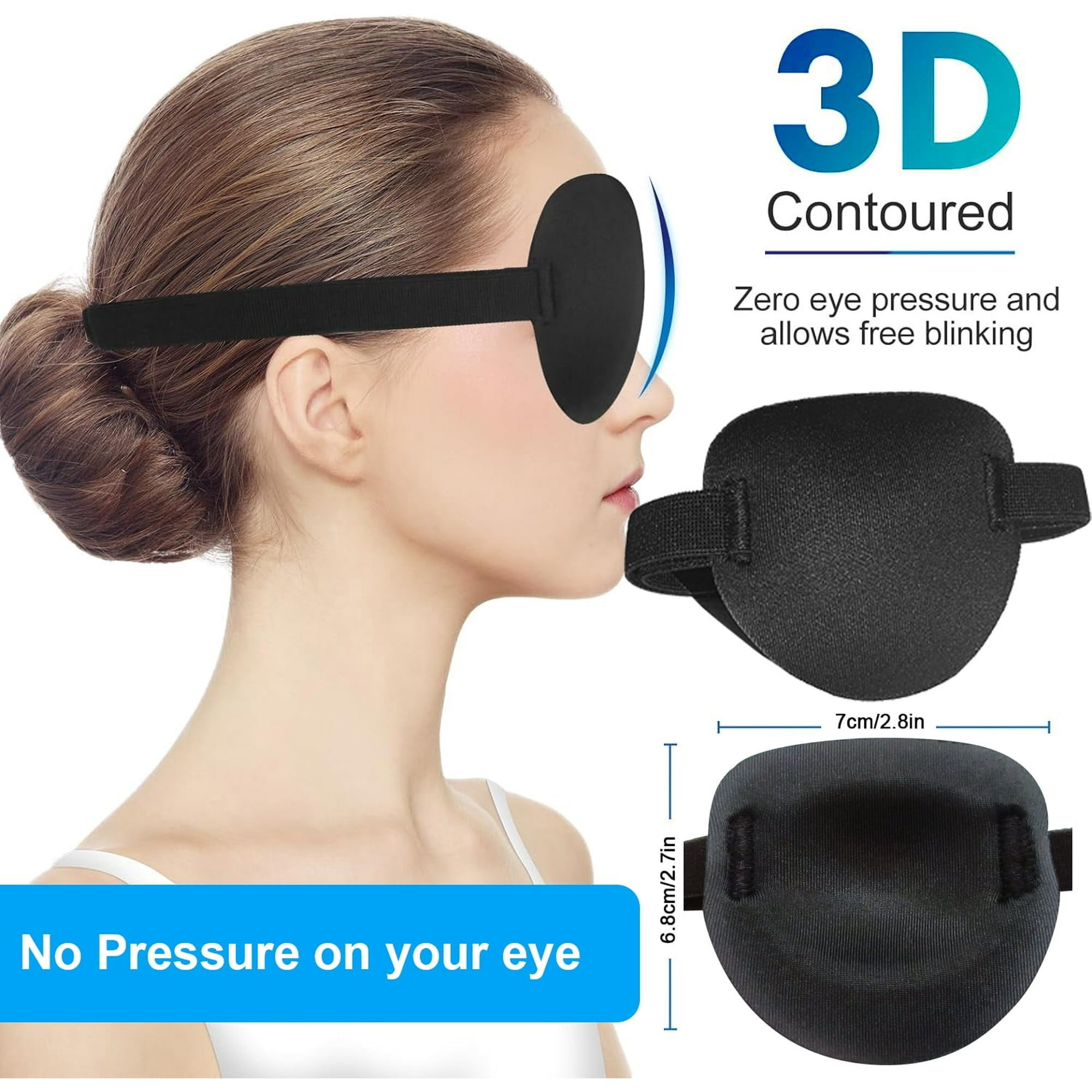 AMZVIO Eye Patches for Adults and Kids, 3D Medical Eye Patch for