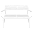 thumbnail image 3 of Compamia Paris Outdoor Bench White, 3 of 6