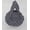 Navy Blue, variant on Floral Damask Casserole Baking Pan or Pie Plate Cozy and Carrier by Penny's Needful Things (Pie Plate/Small Casserole Carrier) (Black)