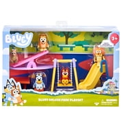 Bluey Deluxe Park Playset with 5 Series Character Figures