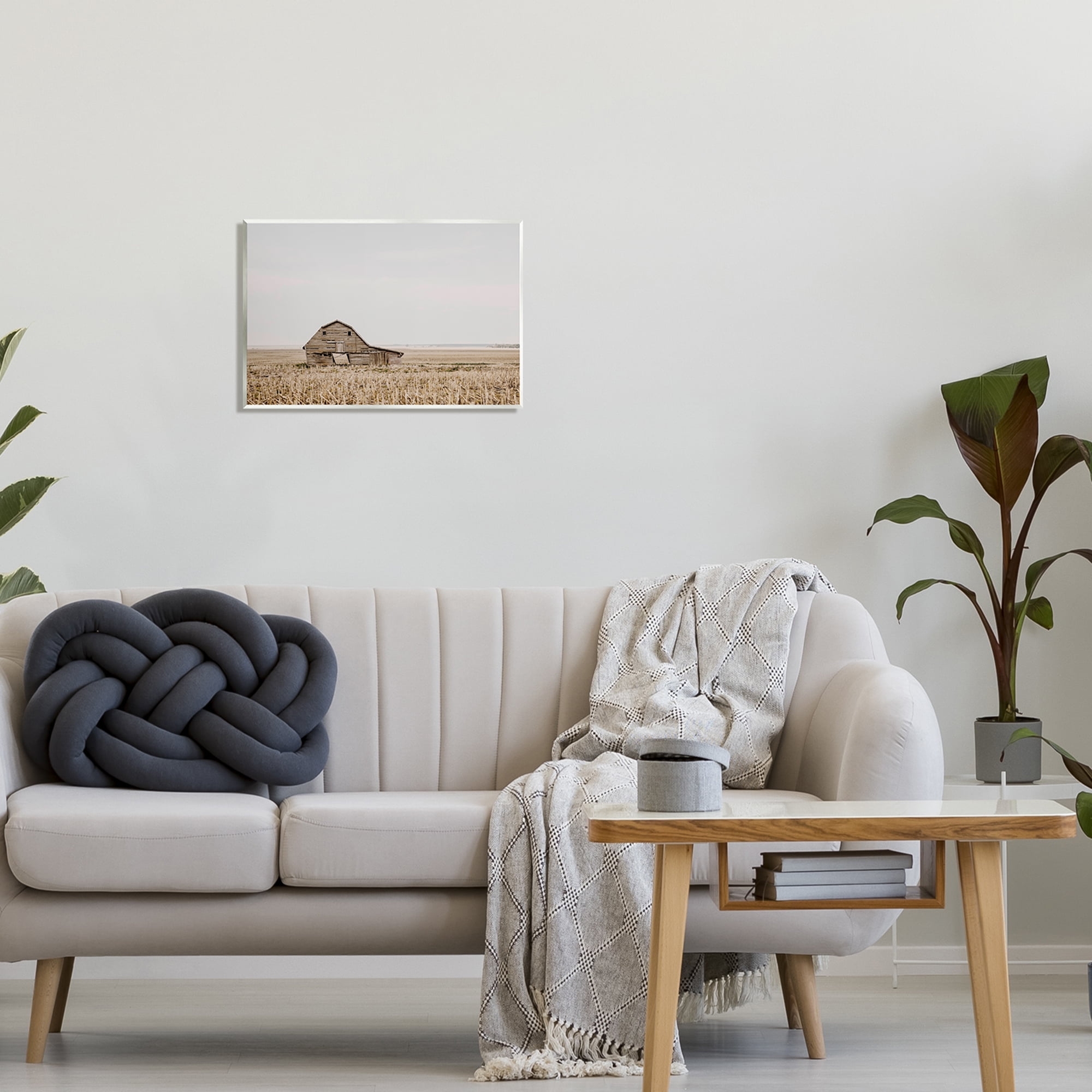 Stupell Industries Ranch Barn Photography Landscape Photography Unframed Art Print Wall Art, 19 x 13