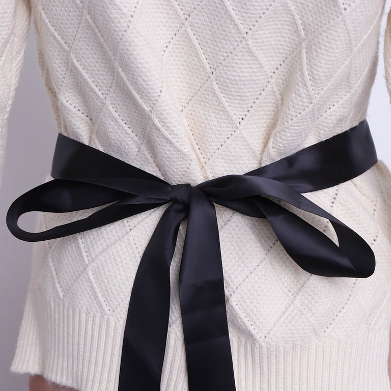 Silk crystal belts Abbie Home Wedding Sash Bridal Belts with Crystal Braided  main image 3