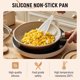 thumbnail image 3 of Injueey 2 pack/lote multifunción para 2 piezas de utensilios cómodos de madera para 2 uds cucharas de silicona para espátula antiadherente Cocina y Comedor, 3 of 5