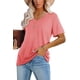 thumbnail image 2 of Camiseta Casual para Mujer Lunivop de Manga Corta y Cuello en V, 2 of 3