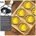 thumbnail image 2 of HLONK 5 Pcs Round Hinged Pan Mini Pie Pans Small Baking Molds Roasting False Bottom Tart Plate Paper Cups Nonstick, 2 of 6