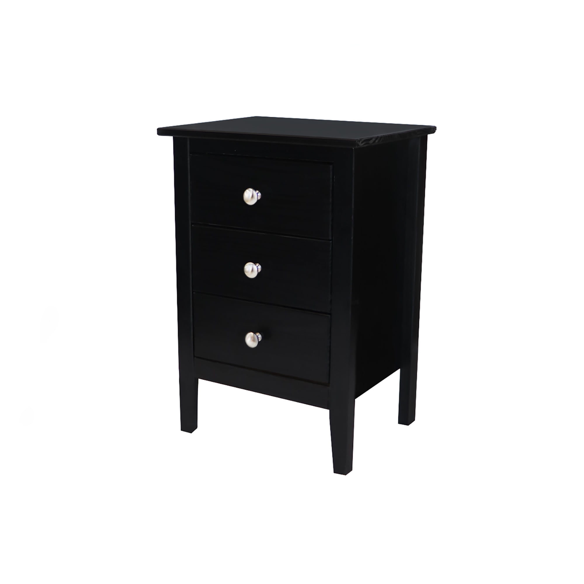 Adeptus Solid Wood Easy Pieces 3 Drawer End Table Nightstand Walmart Com Walmart Com