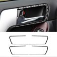thumbnail image 4 of Carbon Fiber Car Door Inner Bowl Handle Frame Decorative Cover Stickers for Cruiser Prado 2010-2018, 4 of 5