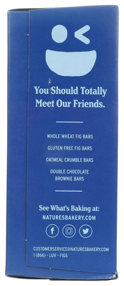 Nature's Bakery Blueberry AJH3&nbsp;Real Fruit, Whole Grain Fig Bar: 2 Pack - 12 ct. (24 oz.)