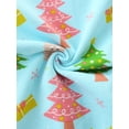 thumbnail image 6 of HILEELANG little Girls(2-7Y) Christmas Blue Sweatshirt - Kids Cute XmasTree Pullover Holiday Long Sleeve Tops 6T, 6 of 7