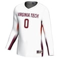 thumbnail image 2 of Unisex GameDay Greats #0 White Virginia Tech Hokies Lightweight Volleyball Jersey, 2 of 4