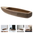 thumbnail image 4 of FENGGUIQU Natural Wooden Boat Model Set of 5 for Home Decor, 5.8 x 1.8 x 3.9 inches, Nautical Style Decorative Pieces, 4 of 6