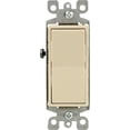 thumbnail image 1 of Balancín AC Quiet Leviton Decora 15A, unipolar, color marfil, 1 of 2