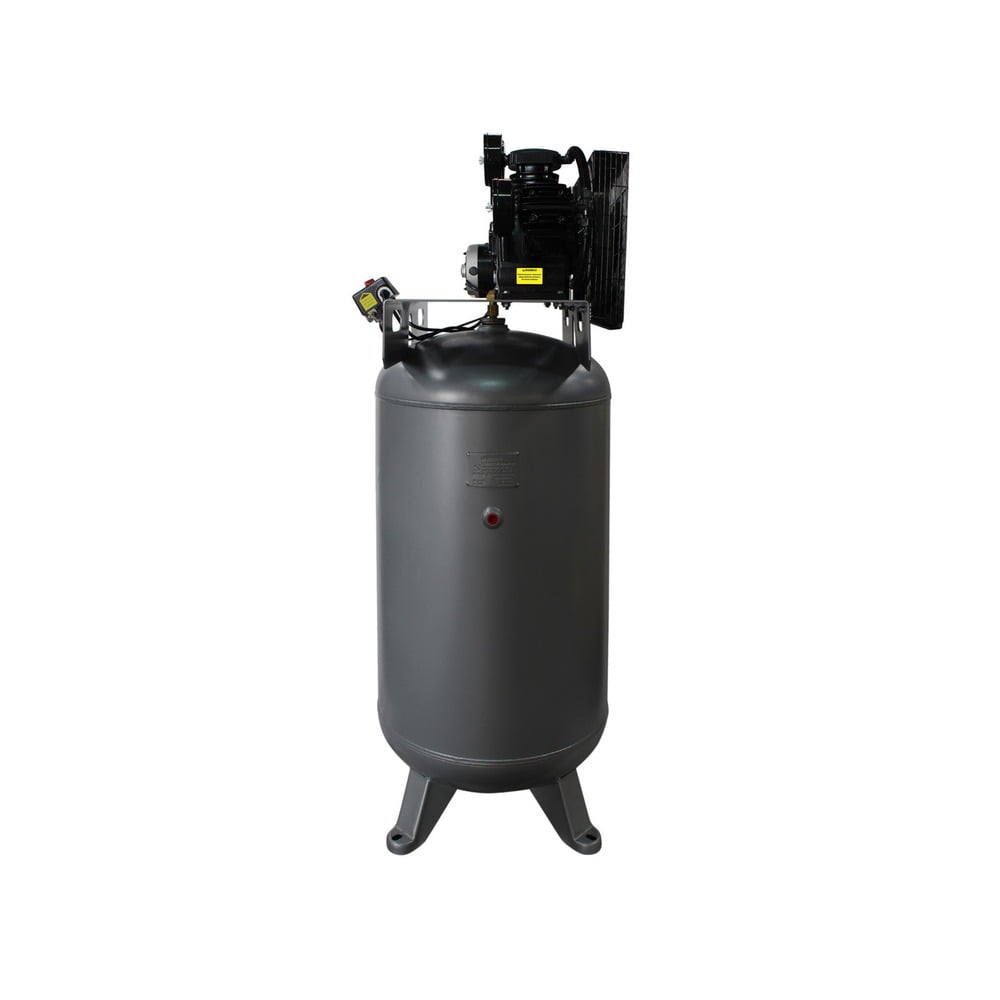 5 HP 80 Gallon ASME Tank One-Stage Oil-Lubricated Belt Driven Air Compressor