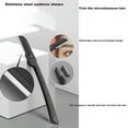 thumbnail image 2 of DUAIU 7 PCS Professional Tweezers Set - Stainless Steel Precision Tweezer Kit for Eyebrows, Facial Hair, Ingrown Hair & Splinter Removal with Travel Case (Black), 2 of 6