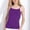 Dark Purple, variant on Women's Camisole Tank Top Breathable Cotton Stretch Plus Size Camisole Built in Bra for Women Spaghetti Strap Cami Tank Top Cotton Shirts Cami Tunic Top