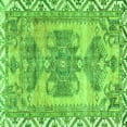 thumbnail image 1 of Ahgly Company Indoor Square Persian Green Traditional Area Rugs, 4' Square, 1 of 1