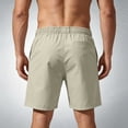 thumbnail image 7 of LWavelet Workout Shorts Men Relaxed Fit Drawstring Hiking Shorts Sports Elastic Waist Beach Athletic Shorts with Pockets, 7 of 7