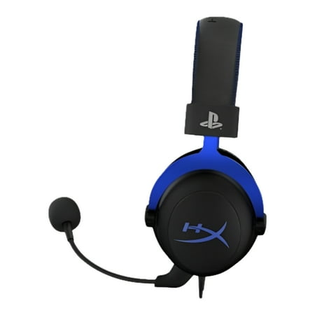 HyperX Cloud Wired Stereo Gaming Headset - Officially Licensed for PS5 and PS4 - Black/Blue