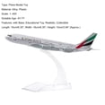 thumbnail image 5 of Dream Lifestyle UAE A380 Single Die-Cast Plane with Base,Plane Metal Aircraft Toys Air Plane Model for Kids Boy Birthday, 5 of 5