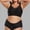 Black, variant on Everyday Comfort Wireless Bra Workout Plus Size Wireless Cotton Underwear Seamless Crop Yoga Bra Top Plus Size Underwear All Day Wear Seamless Yoga Bra