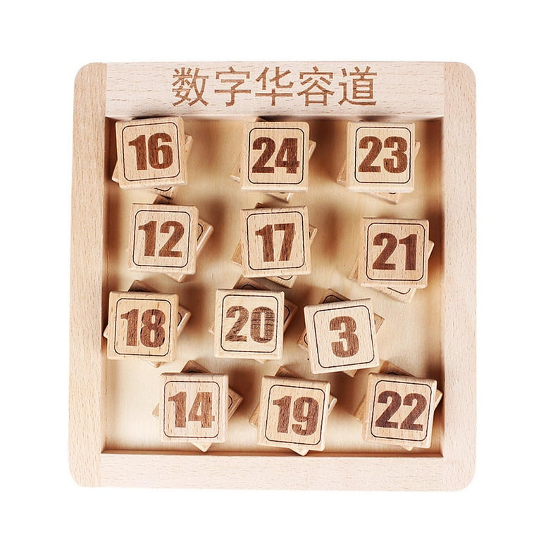 5x5 24-Digit Klotski en Digital Puzzle Sliding Block for boys and girls  Learning Tool Toy Tangram Brain Games Convenient Premium Fun 