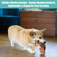 thumbnail image 5 of SPOT Skinneeez Mini Chicken Dog Toy, 13", Stuffing-Free Plush Squeaky Toy for Small & Medium Dogs, Light to Moderate Chewers, Multi-Color, 5 of 12