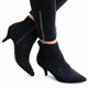 thumbnail image 2 of NewwayWomens Side Zip Ankle Booties Low Kitten Heels Pointed Toe Shoes Boots, 2 of 3