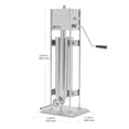 thumbnail image 2 of ALDKitchen Sausage Stuffer | Manual Control | 7L | Vertical Sausage Machine, 2 of 8