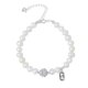 thumbnail image 1 of Pulsera de perlas naturales de agua dulce para mujer con colgante de loto, 1 of 2