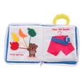 thumbnail image 2 of Youkk 3D Baby Zipper Cloth Book Cognize Life Education Skills Toy Learning Early Style A 1Set, 2 of 6