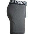 thumbnail image 4 of NIKE Pro Older Kids Boys Shorts Carbon Heather/White, M, 4 of 4