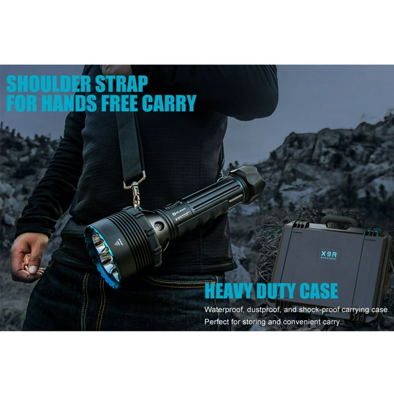 Olight X9R Marauder 25000 Lumens Rechargeable LED Flashlight