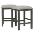 thumbnail image 2 of Sunset Trading Shades of Gray 65" Rectangular Narrow Pub Table | Small Space Counter Height Dining | Sofa Console | Seats 6, 2 of 7