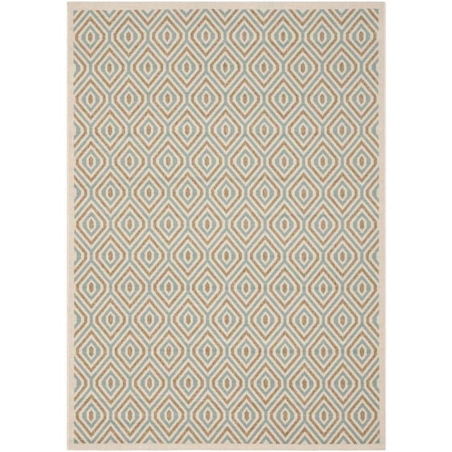 Safavieh Veranda Cream Indoor Outdoor Rug - 5'3" x 7'7"