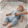 thumbnail image 3 of Sense-U Smart Baby Monitor Pro: Tracks Movement, Rollover, Sleep Space Temperature, HSA/FSA Eligible(Green), 3 of 8