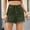 Army Green, variant on Fnooota Women's Denim Shorts, Elastic Waist Drawstring Summer Stretch Jean Shorts with Pockets Blue Size S-2XL