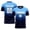 Blue, variant on Custom Soccer Stitched Personalized Baseball Shirts Sports Uniform for Men Women, Personalized Name Number