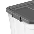 thumbnail image 4 of Sterilite 108 Qt Clear Stacker Storage Container w/ Latching Lid, 16 Pack, 4 of 12