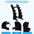 thumbnail image 3 of Uxcell Acrylic Pen Holder Display Stand Pen Rack Makeup Brush Organizer Vertical & Horizontal Black, 3 of 7