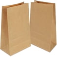 thumbnail image 1 of 100 bolsas de papel kraft marrón para fiestas de cumpleaños Navidad-- BANYUO Electrónica, 1 of 1