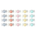 thumbnail image 1 of Un paquete de cuentas sueltas de acrílico de caramelo de colores con agujeros rectos: colores mezclados transparentes, 1 of 6