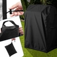 thumbnail image 3 of Housse Barbecue, 420D Oxford Bâche de Protection, Anti-Vent/Solei/l'eau, Exterieur Housse Barbecue Convient la Plupart des Grills (77 70 110cm), 3 of 5