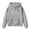 Grey, variant on KHONTS Girls Hooded Sweatshirt Long Sleeve Heart Printed Tops Soft Comfortable Fall Casual Fashion Pullover Hoodie for Kids,Sizes 3-14 Years