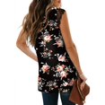 thumbnail image 4 of Womens Tank Tops V Neck Lace Side Split Summer Sleeveless Tops, 4 of 5