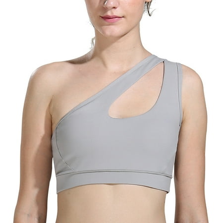 

Women Sports Breathable Bra Fitness Top Yoga Underwear Sport Tops For Women Running，Adult-S，Gray