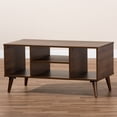 thumbnail image 7 of Baxton Studio Linas Mid-Century Modern Walnut Finished Coffee Table, 7 of 7