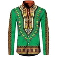 thumbnail image 1 of Camisas de manga larga de estilo étnico de otoño Camisa de hombre con patrón retro Tendencia Ropa de hombre al aire libre Nuevas camisetas de manga larga para hombre, 1 of 6