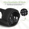 thumbnail image 2 of Mayerzon Dog Muzzle with Hook and Loop for Large Medium Small Dogs, Patented Soft Mesh Beagle Labrador Puppy Muzzles for Biting Chewing Grooming, Breathable, Adjustable, Allows Panting Drinking, 2 of 7